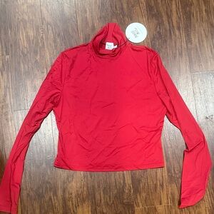 Princess Polly Cherry Red Long Sleeve Top